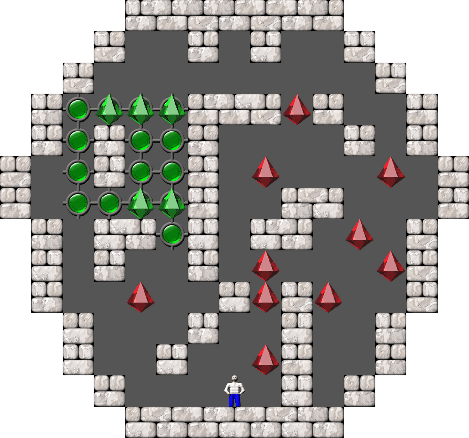 Sokoban ACSmileys 4 level 105